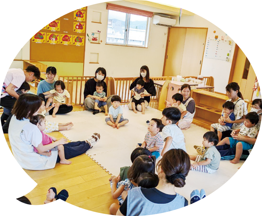 ひよこ組さんとの交流の写真